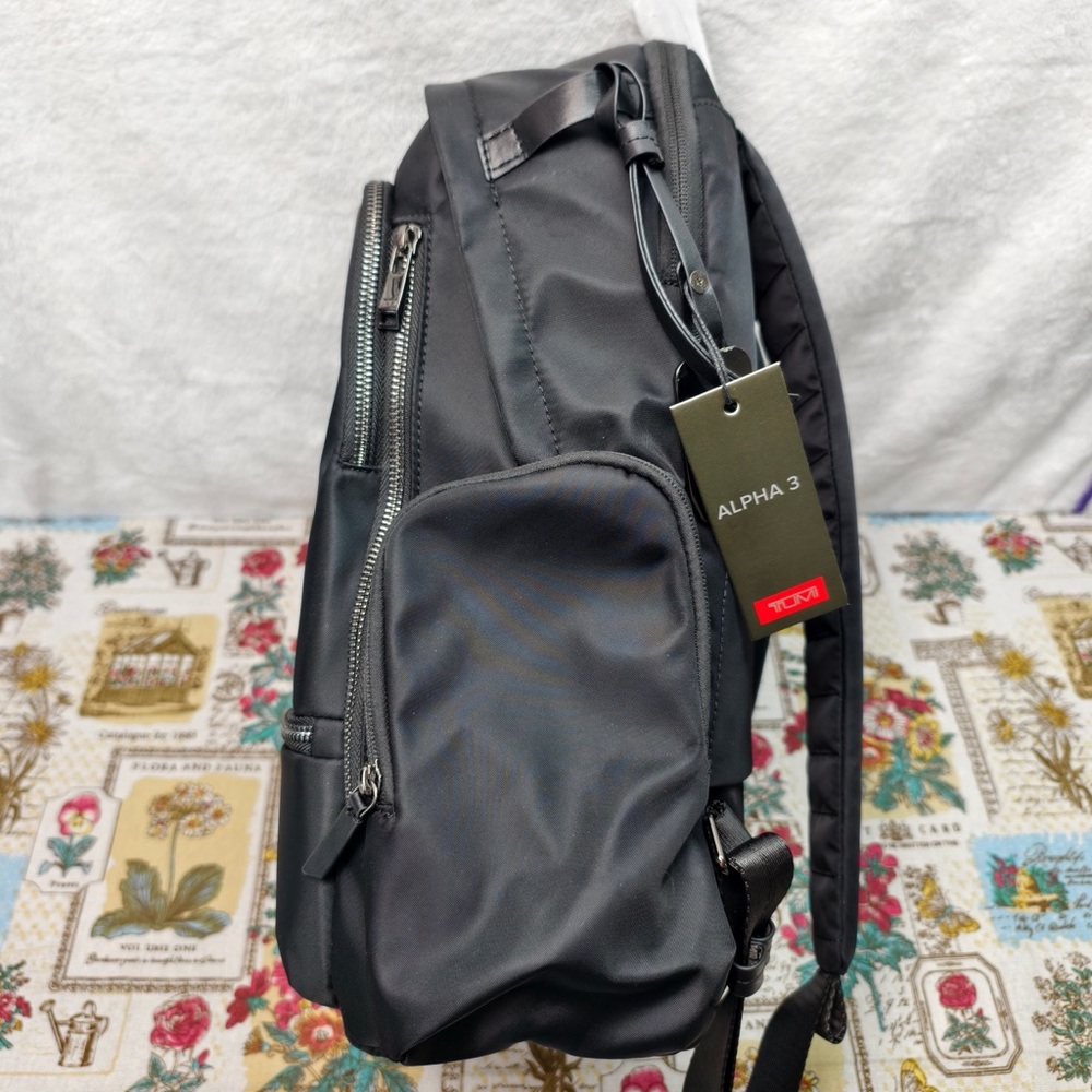 Tumi Voyageur Women's Black Tactical Commuter Backpack - Picture 3 of 8